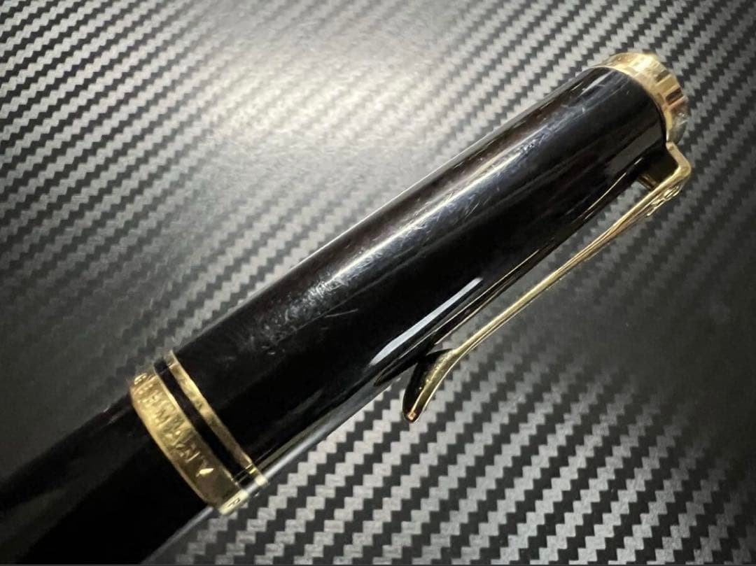 ペリカン 美品 スーベレーン M400 EF ブラック 万年筆