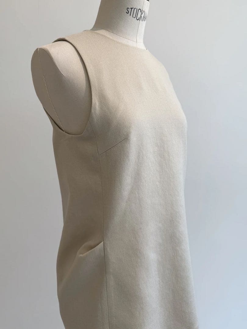 【H】neau linen tops cream