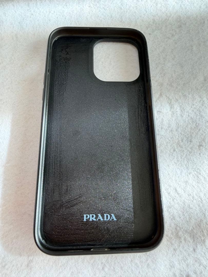 PRADAレザー iPhoneケース14promax