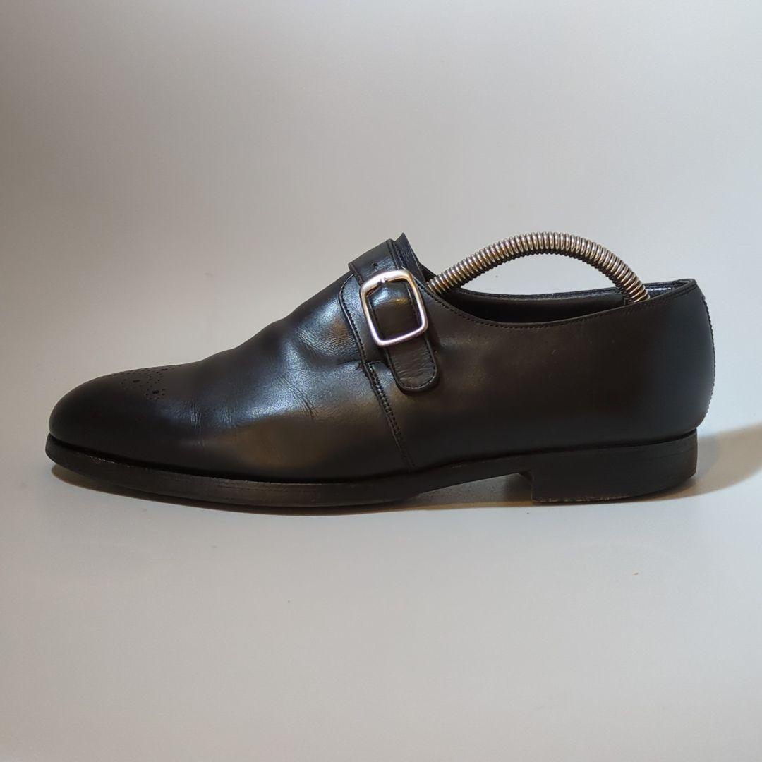 EDWARD GREEN エドワード グリーン◆シングルモンク　メダリオン革靴