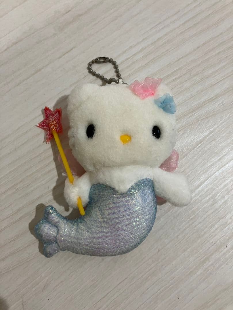 希少／レアハローキティ人魚／キーホルダー／マーメイド