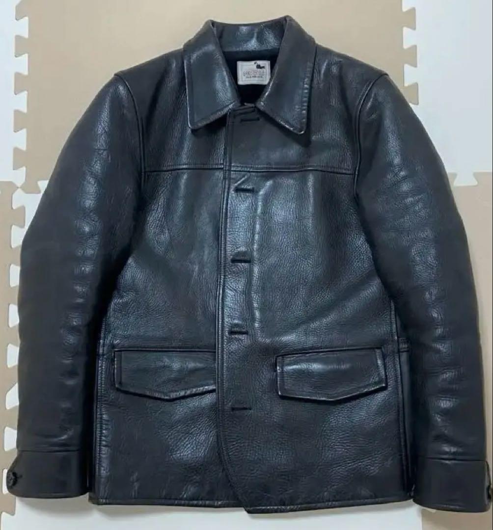 G.S.V._[レザージャケット]30'S CAR COAT=COW HIDE=
