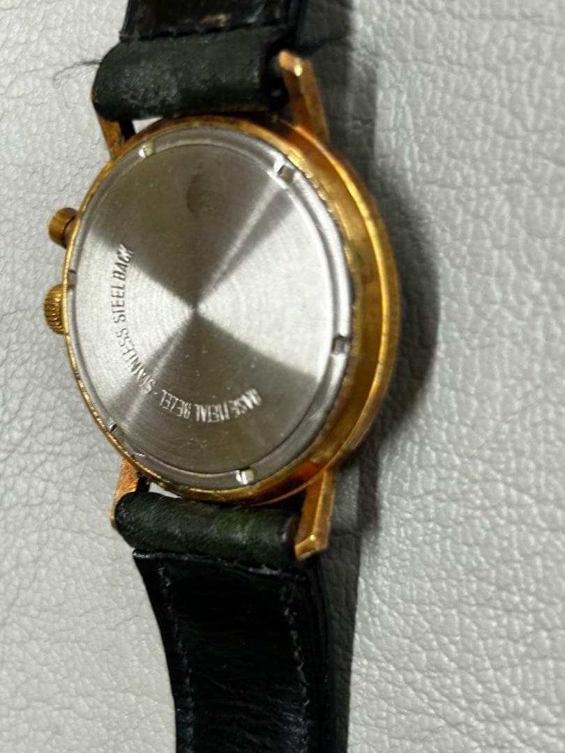 ポールガルニエ MinuStop 手巻き アンティーク グリーン