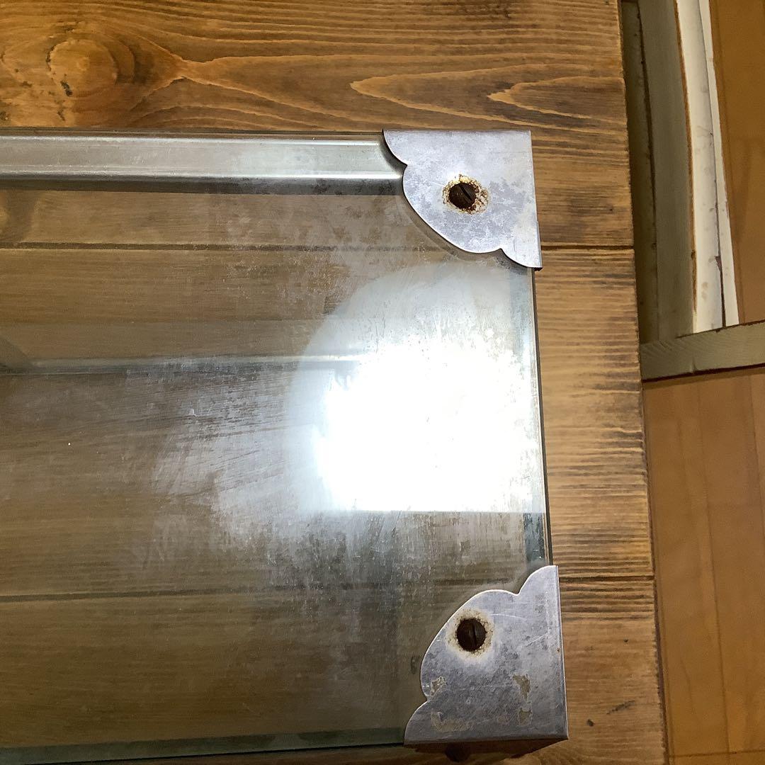 昭和レトロ　アンティーク　ガラスケース　ショーケース　飾り棚　ディスプレイ