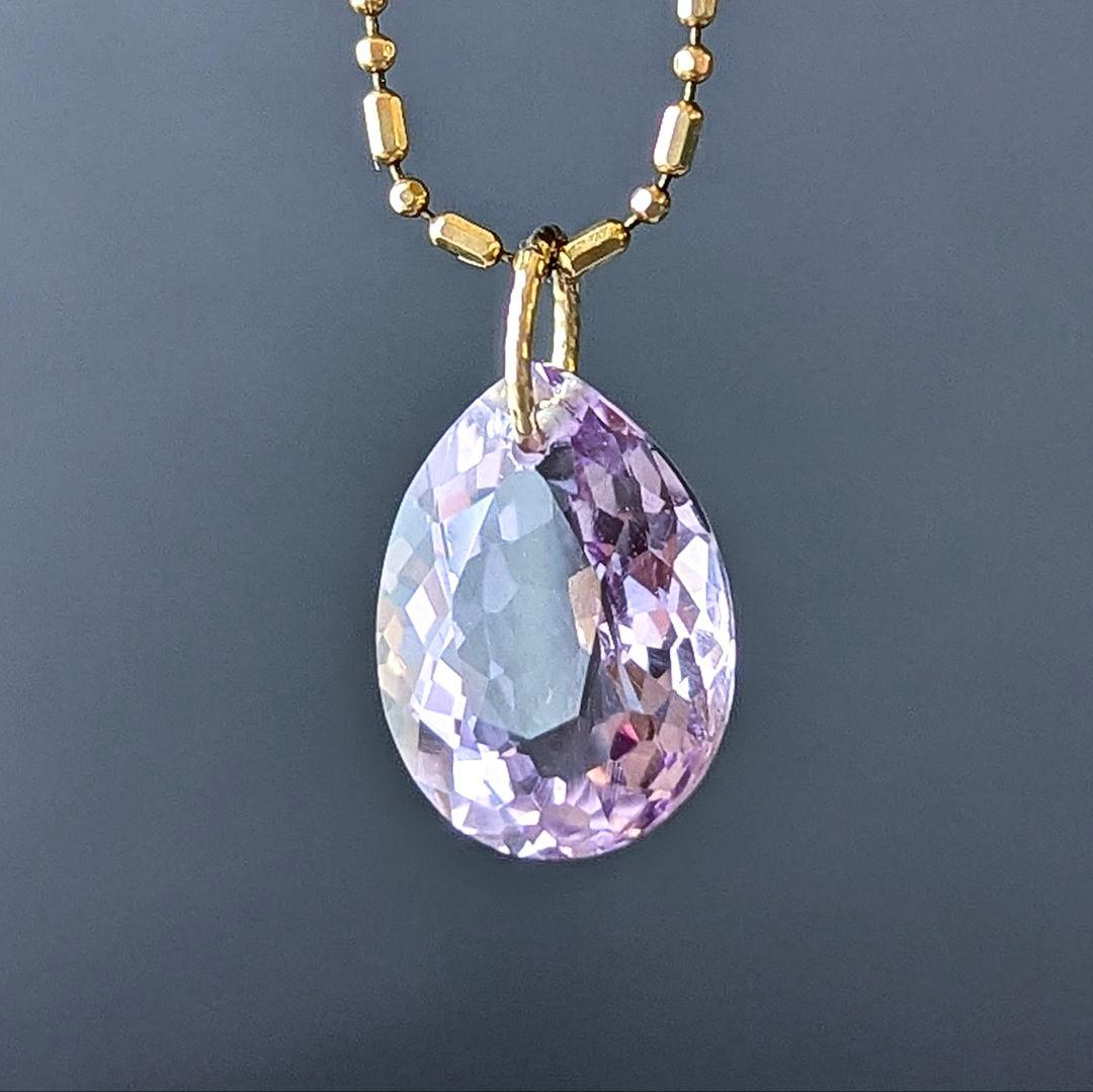 ♢Lacie♢K18 ローズドフランス 4.23ct チャーム