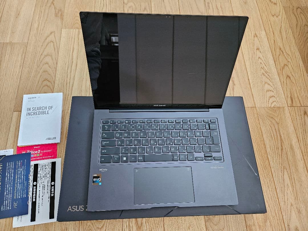 Windowsノート本体 ASUS zenbook 14OLED i9 13900H UX3404V