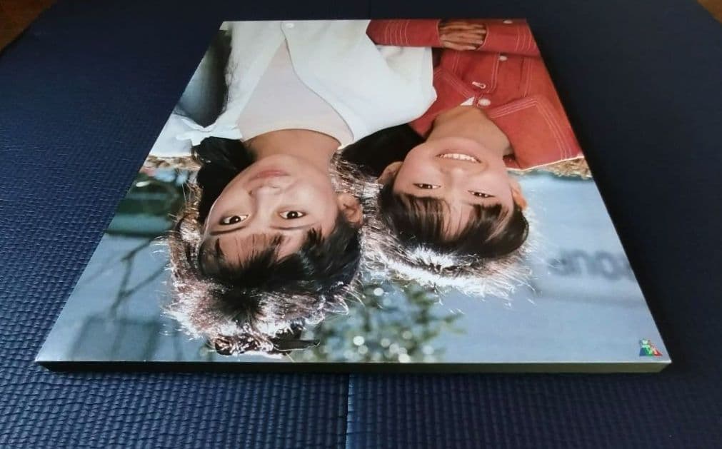 中山美穂さんと後藤久美子さん　「ママはアイドル」のパネルです