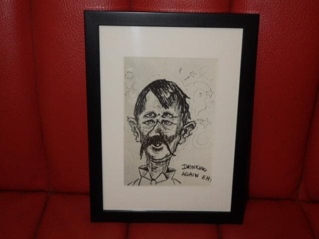 40’S★4つ目★ドランクマン★壁掛け★ポスター★アート★ビンテージ★酔っ払い