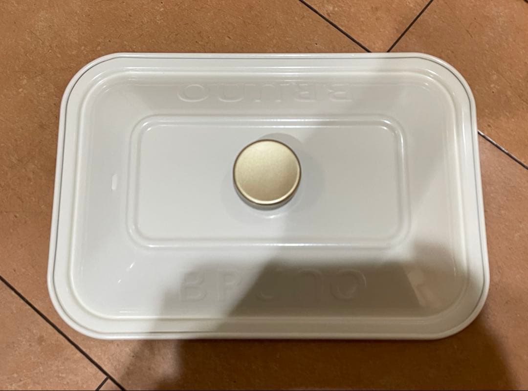 【美品】ブルーノ コンパクトホットプレート本体 プレート3種BOE021