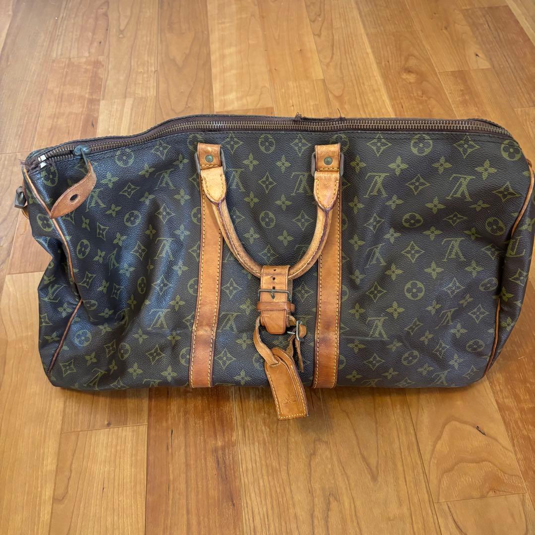 ルイヴィトンLOUIS VUITTON ボストンバッグ ① 訳あり　リメイク用