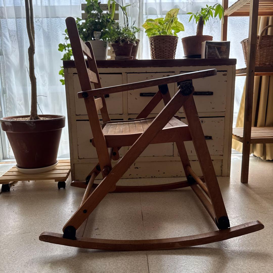 アンティーク ロッキングチェア KISSロッキングチェア イギリスアンティーク