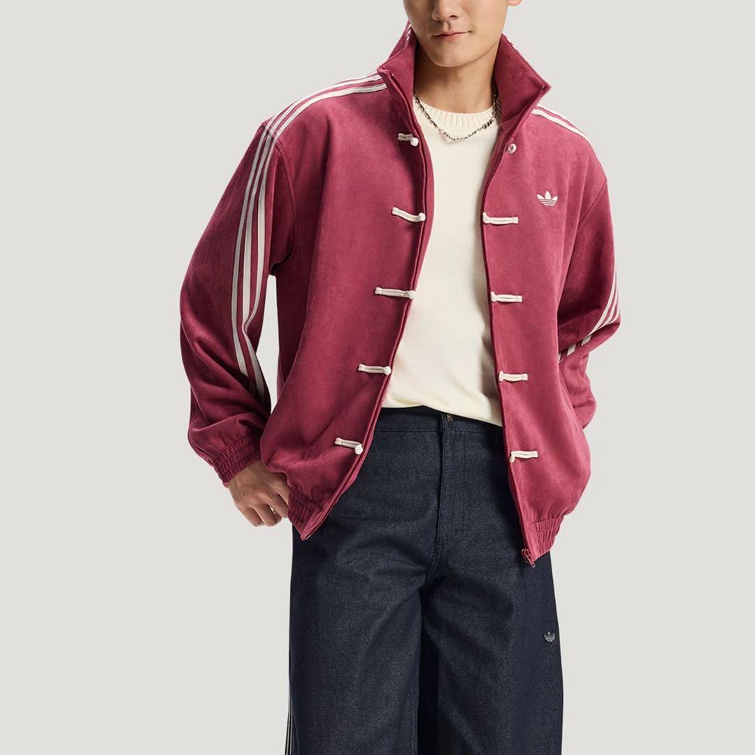 アディダス 中国限定 蛇年トラックジャケット赤Sサイズ”