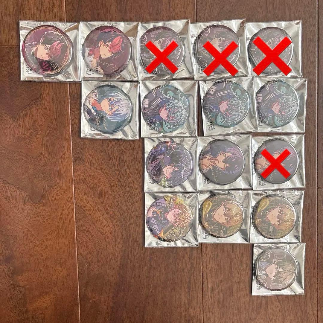 シクフォニ缶バッジセット 16個