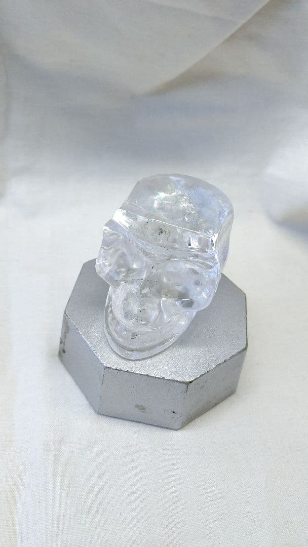 特大クリスタルスカル 水晶髑髏 天然石加工品 オーパーツ マヤ アステカ インカ