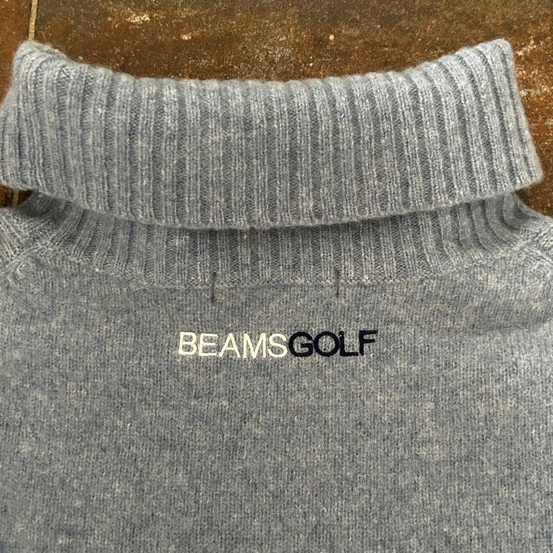 BEAMS GOLF ビームスゴルフ タートルネック ニット セーター ウール
