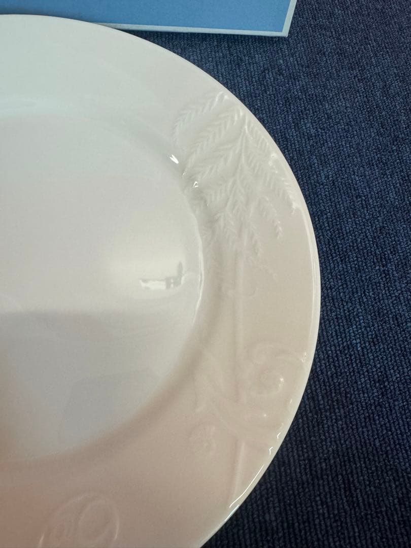 1910 ウエッジウッド　ネイチャー　白皿　27cm  未使用