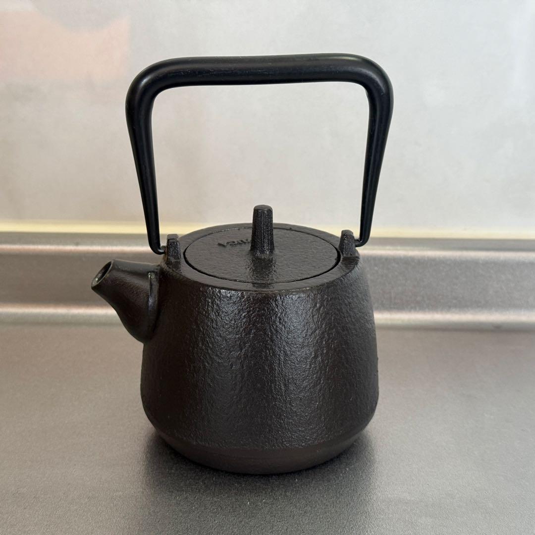 煎茶器 煎茶道具 鉄瓶 急須 350ml 小鉄瓶 瓶座 瓶台 【新品未使用】