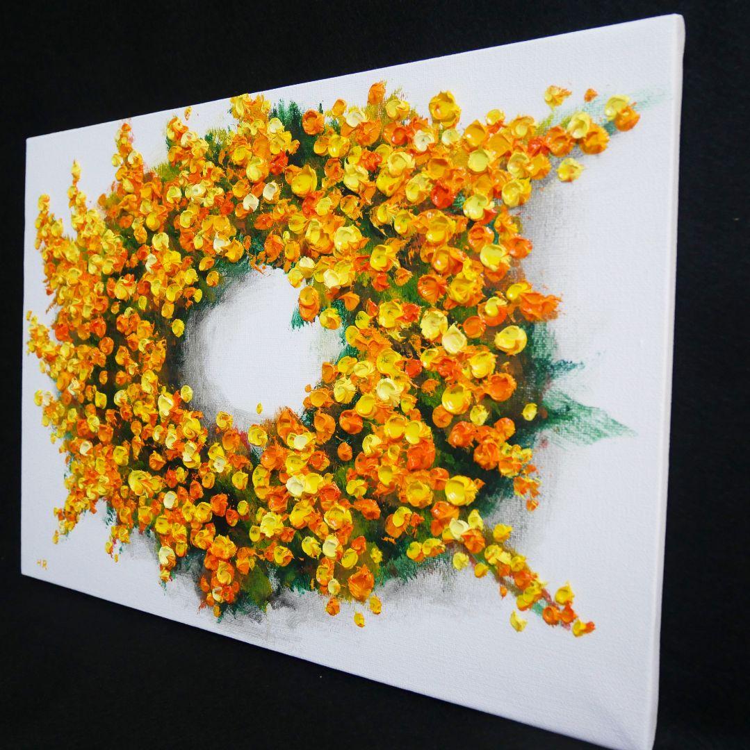 油絵 絵画 【ミモザリース】