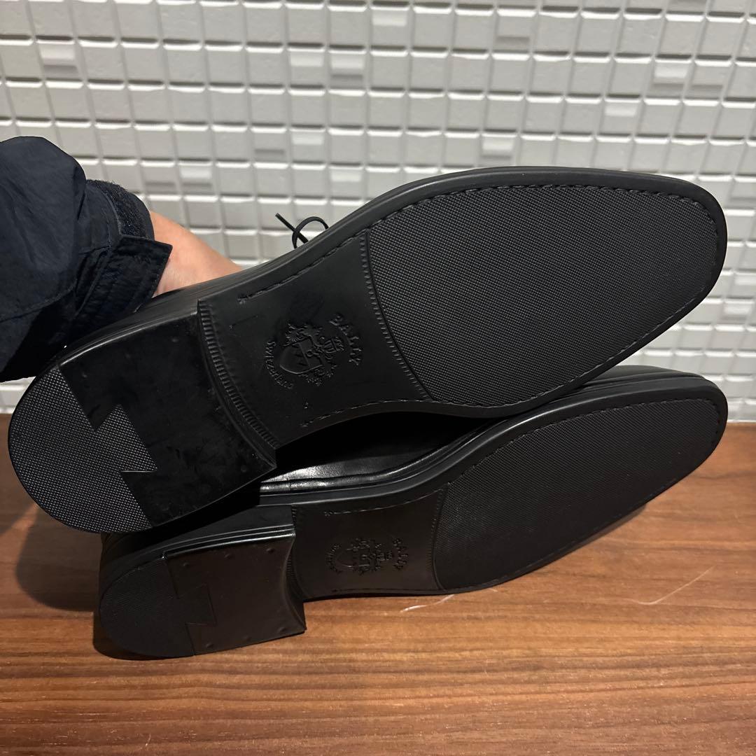BALLY バリー ビジネスシューズ レザー Uチップ スクエア US8.5
