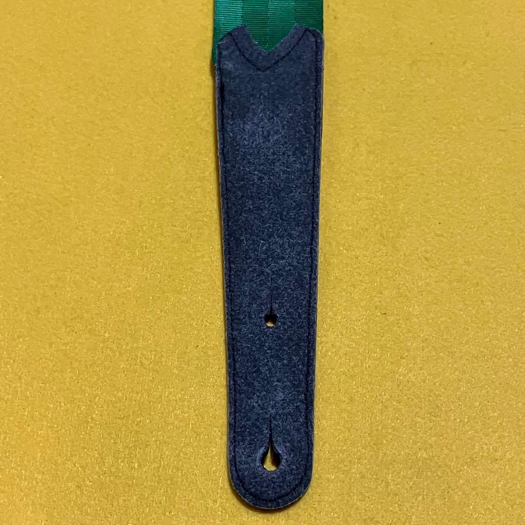 FERNANDES hide グリーンハート ギターストラップ イエローハート