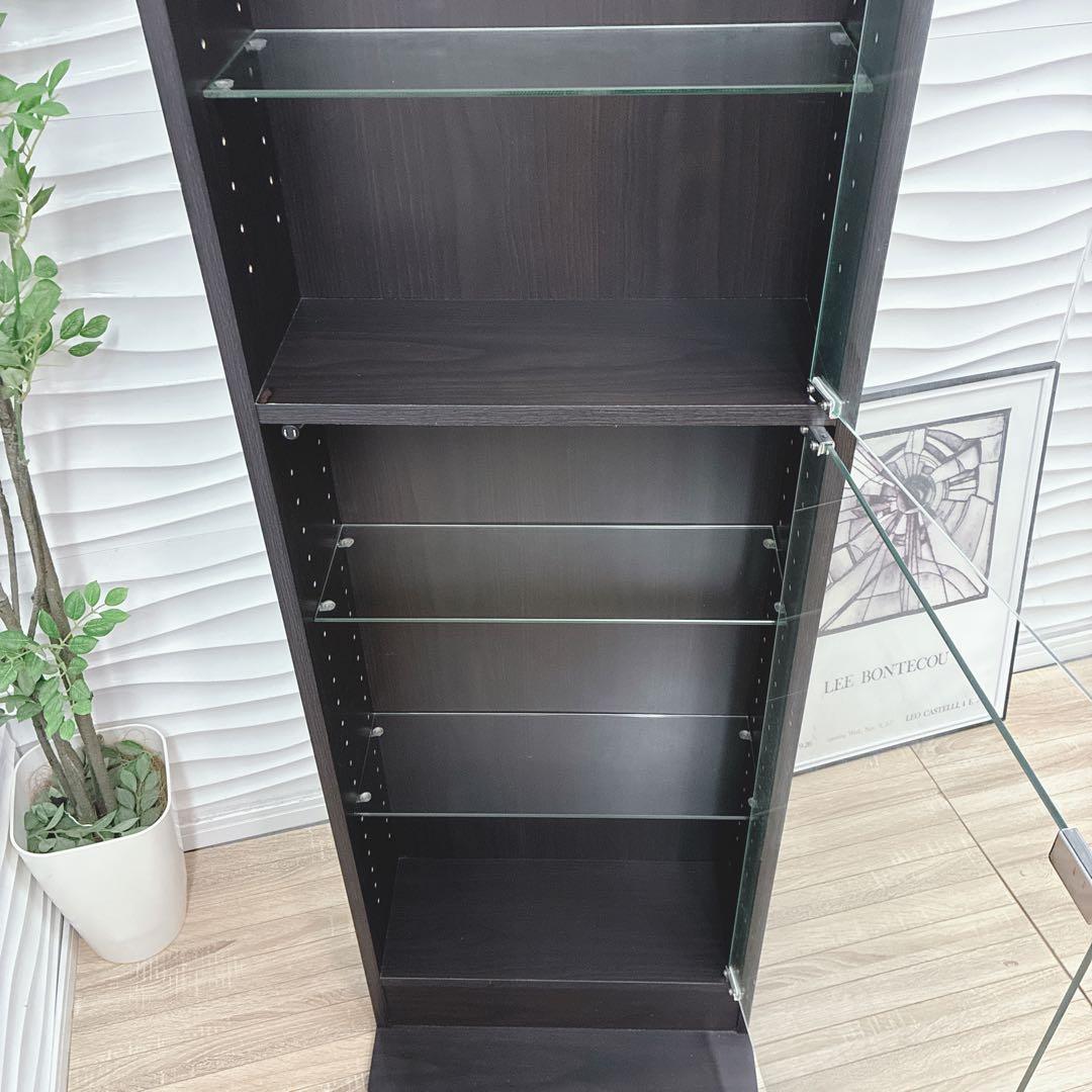 ①◇大阪府 神戸市 配達料無料！◇不二貿易◇ガラスコレクションケース◇ハイタイプ