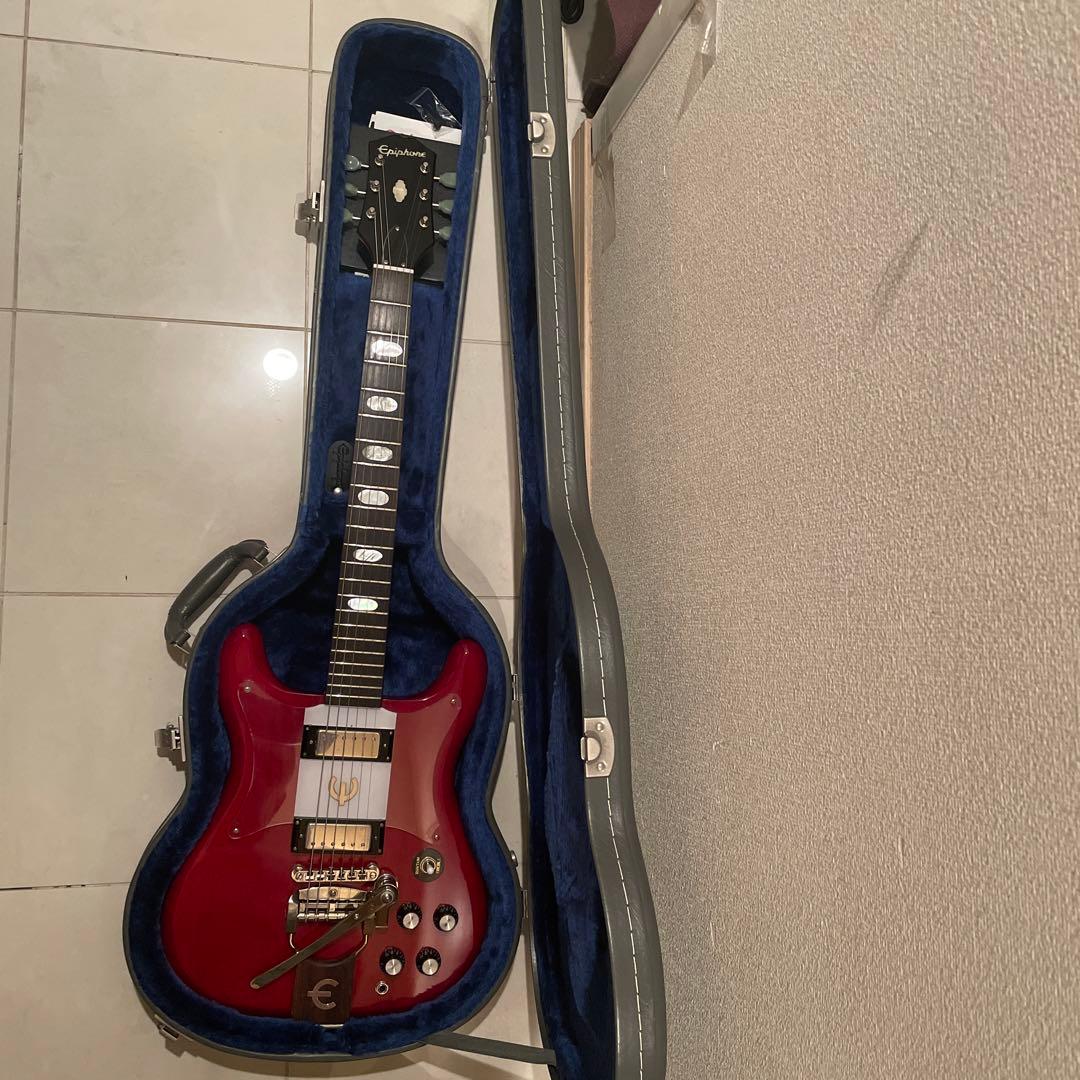 Epiphone クレストウッドカスタム　レッドエレキギター