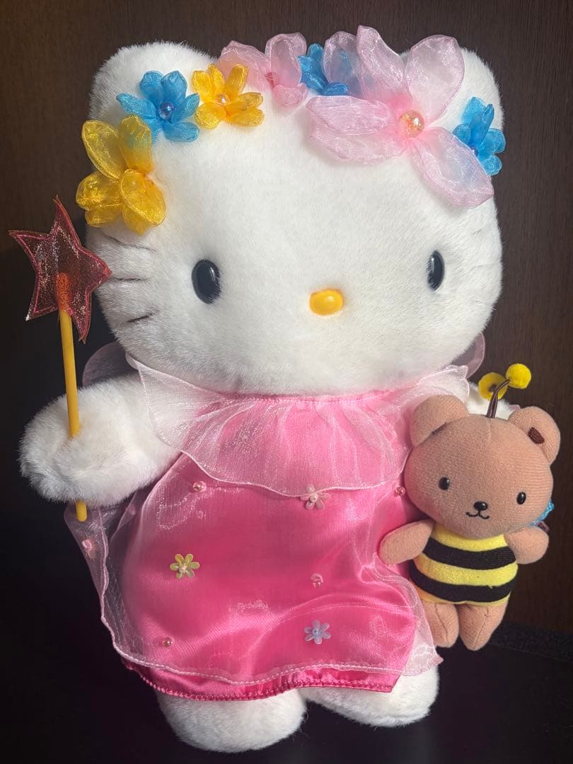 ハローキティ フェアリー 花の妖精 ぬいぐるみ 37cm タグ付き