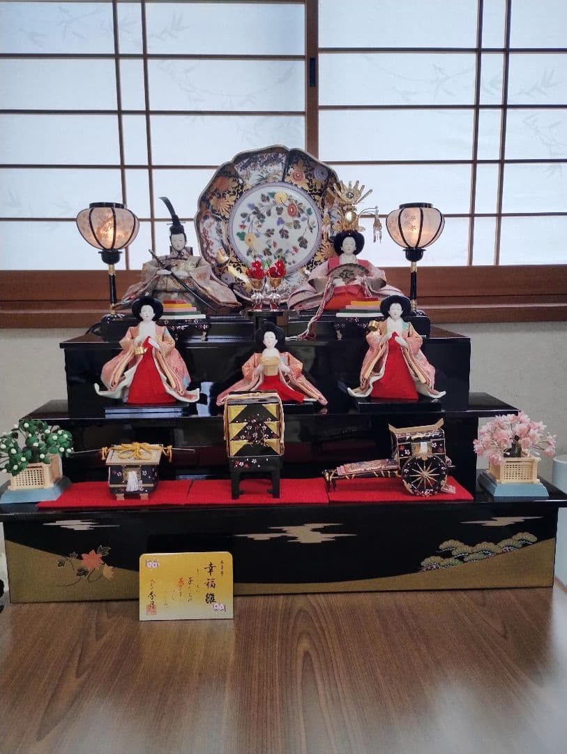 秀月　三段飾り雛人形セット