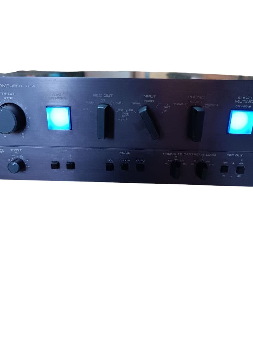 YAMAHA C-4 プリアンプ 動作確認ですがジャンク