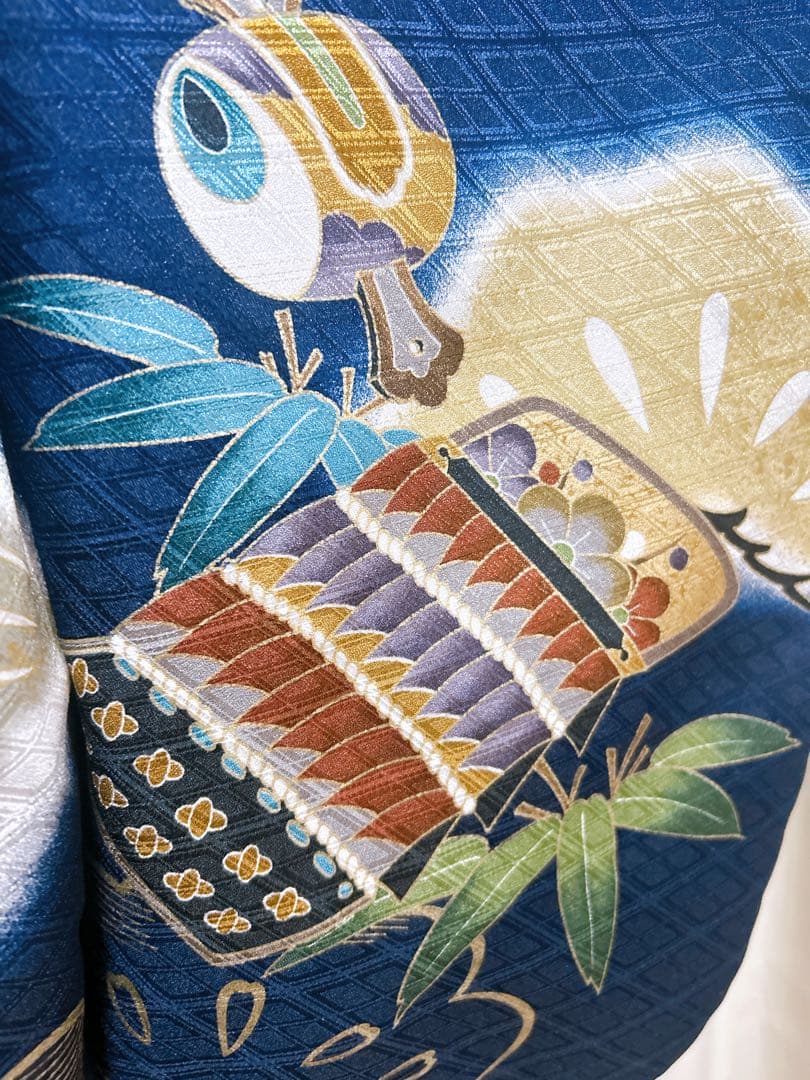 人気の兜柄♡七五三　5歳　男の子　セット　一式　紺色系