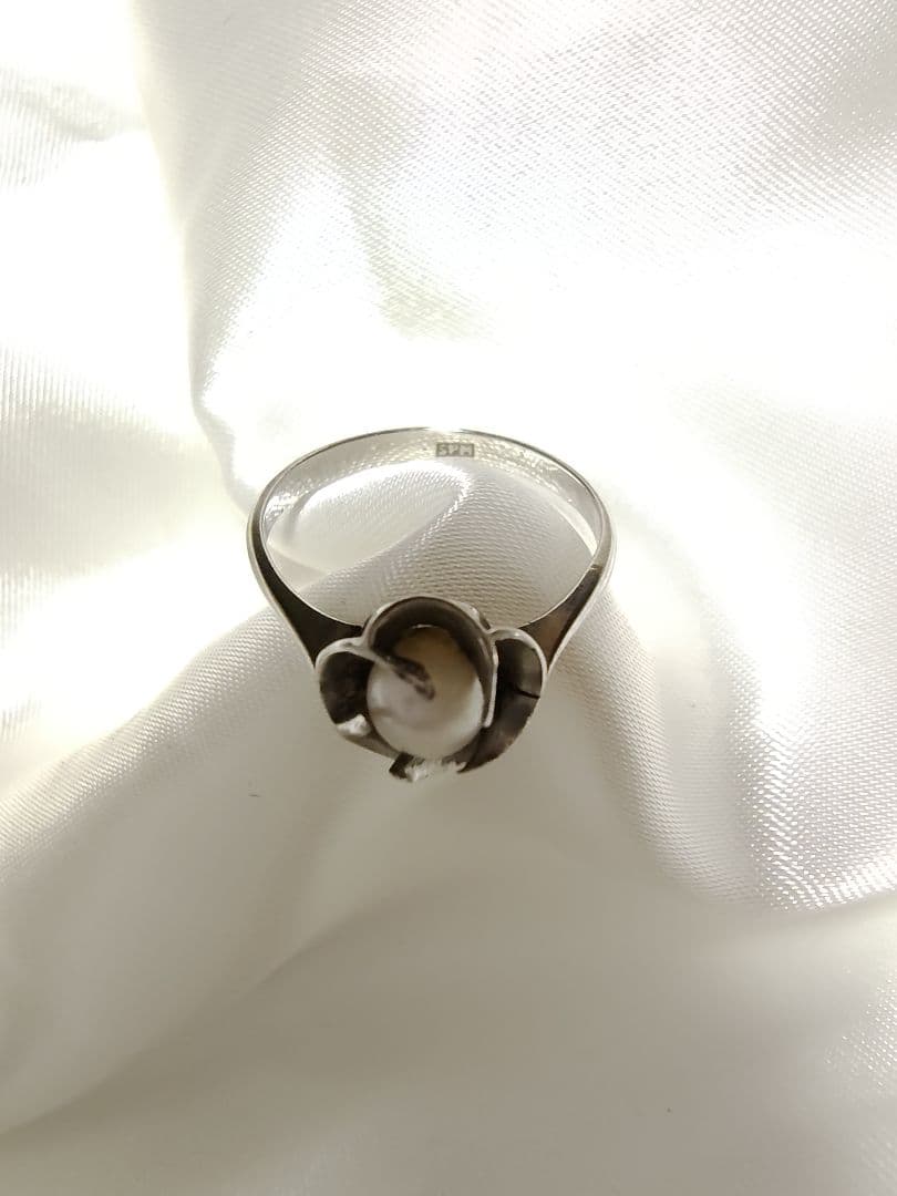 spm 刻印　捻り梅パールリング