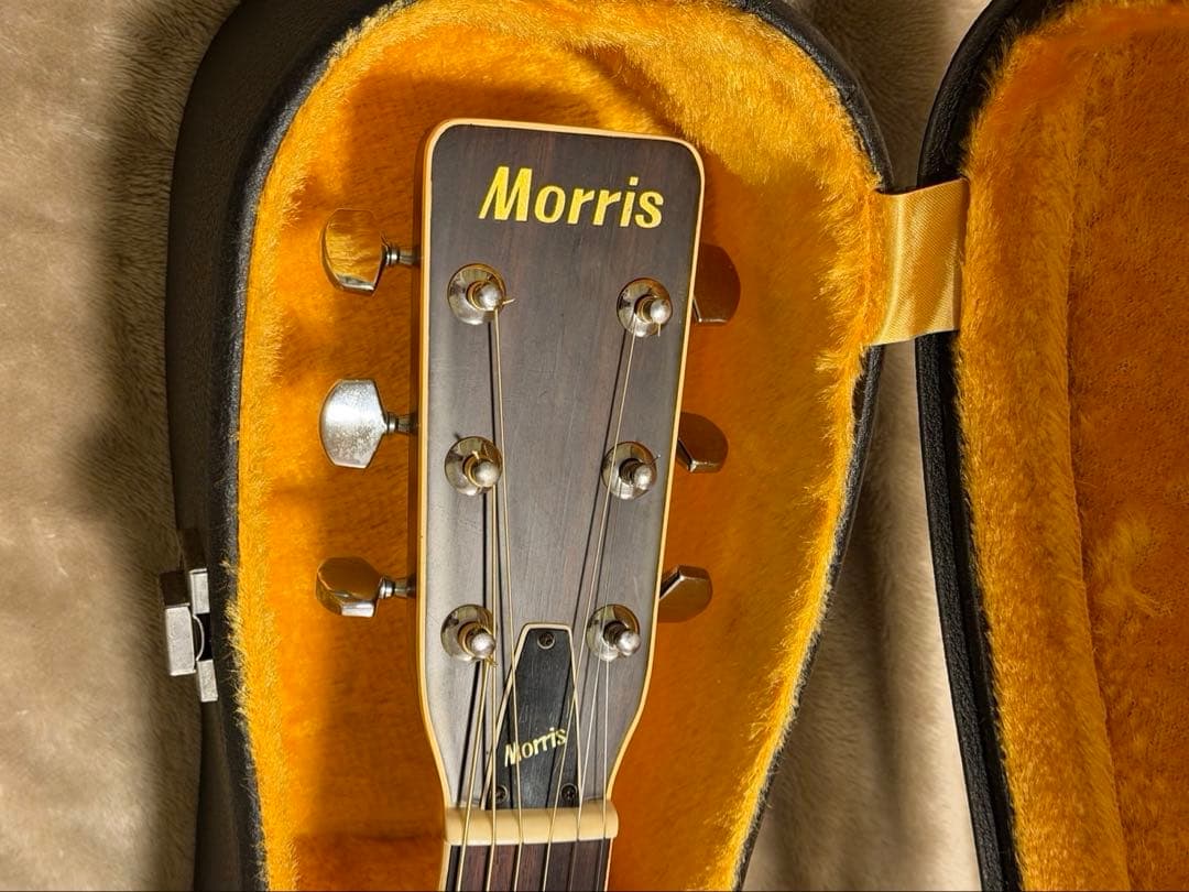 Morris F-20 モーリス アコースティックギター ハードケース付き