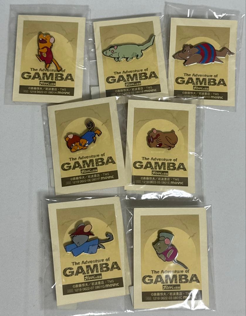 ガンバの冒険　ピンズ　ピンバッジ