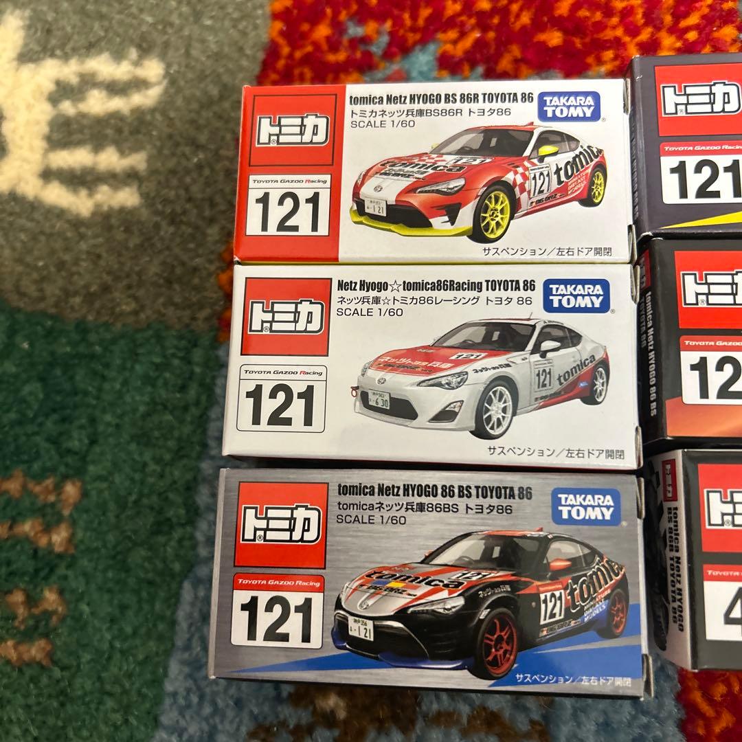 MURAMASA 249 トミカ ネッツ兵庫　トヨタ86 ミニカー 6台