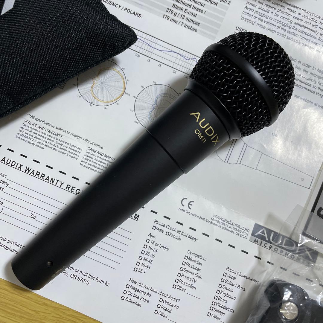 AUDIX OM11 マイク