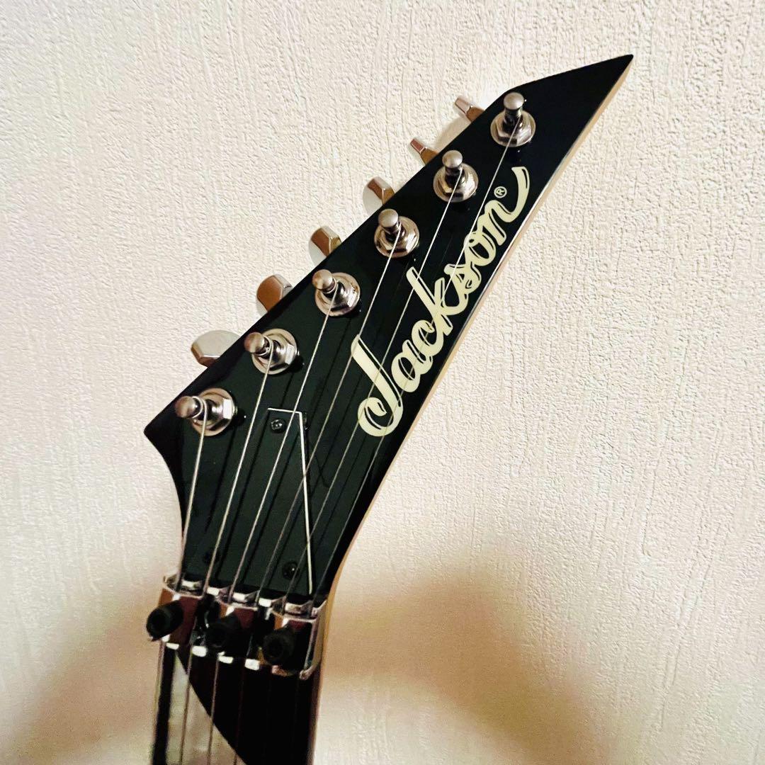 Jackson KING-V Floyd Rose　ジャクソン フライングV 黒