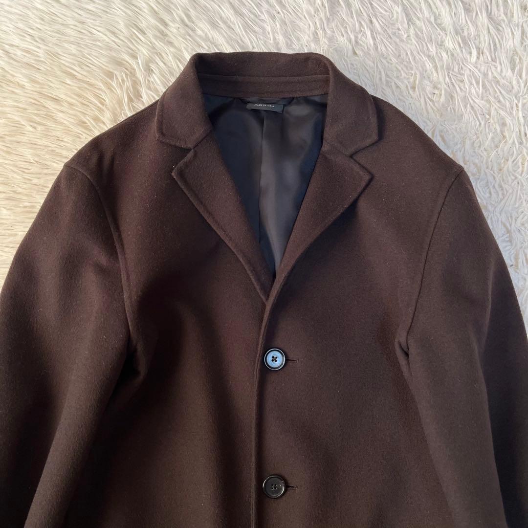 【美品】ジルサンダー カシミヤ混　ウール　チェスターコート　レディースコート