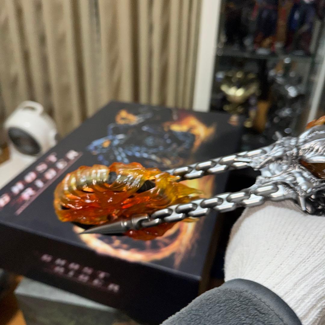 ゴーストライダー ホットトイズアクションフィギュア バイク付き