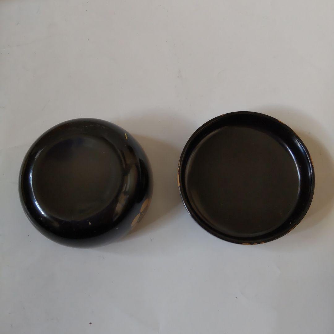 坂下雄峰 作 溢梅蒔絵 白粉解棗 香合 山中塗 共箱 共布 漆器 茶道具 美品