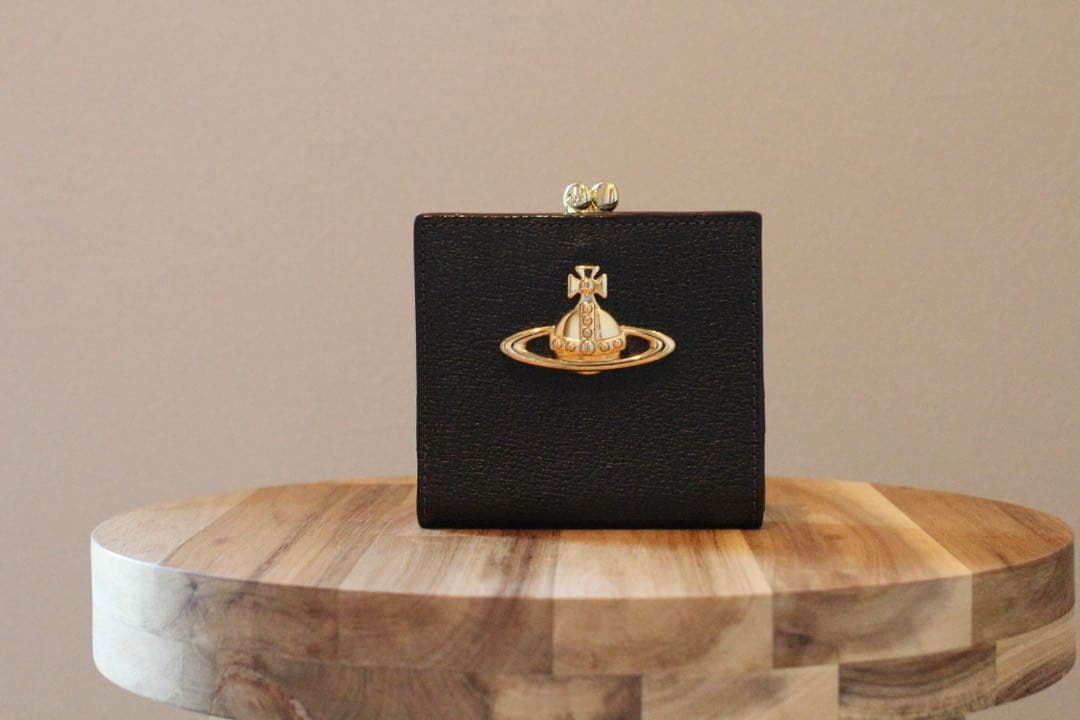 Vivienne Westwood EXECUTIVE がま口二つ折り財布黒