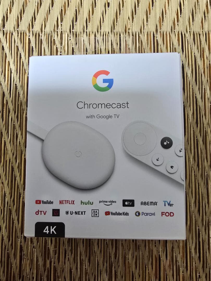 Google Chromecast with TV HD ホワイト