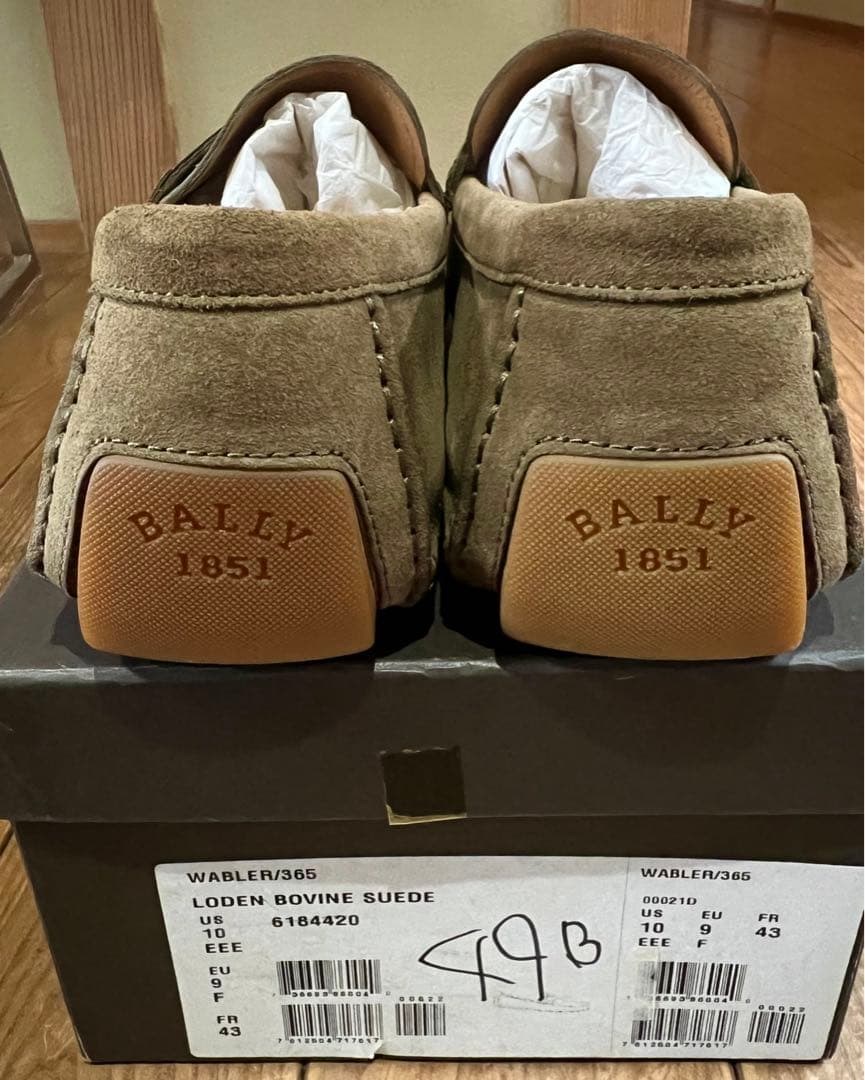 ★ET★BALLYドライビングシューズUS 10 EEE/WABLER