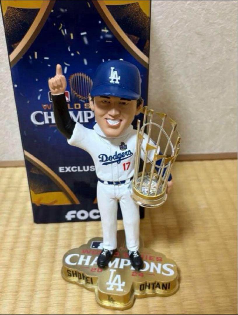 【限定品】大谷翔平 ボブルヘッド ドジャース MLB ワールドシリーズ優勝記念