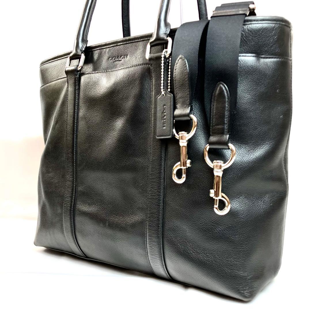 【美品】コーチ　メトロポリタン　ブリーフケース 2way A4 ブラック