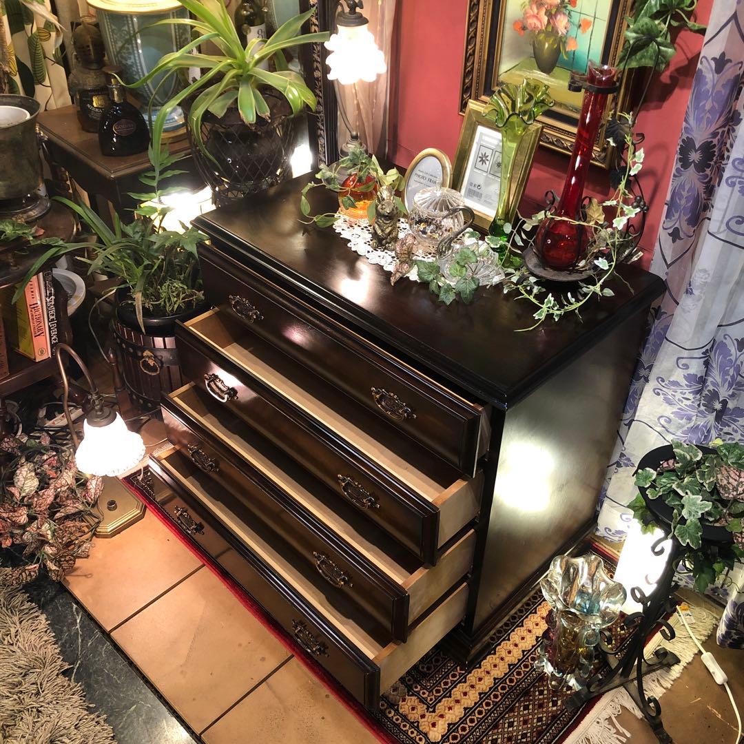 sale JPN 和製　アンティーク　４段　チェスト　かキャビネット