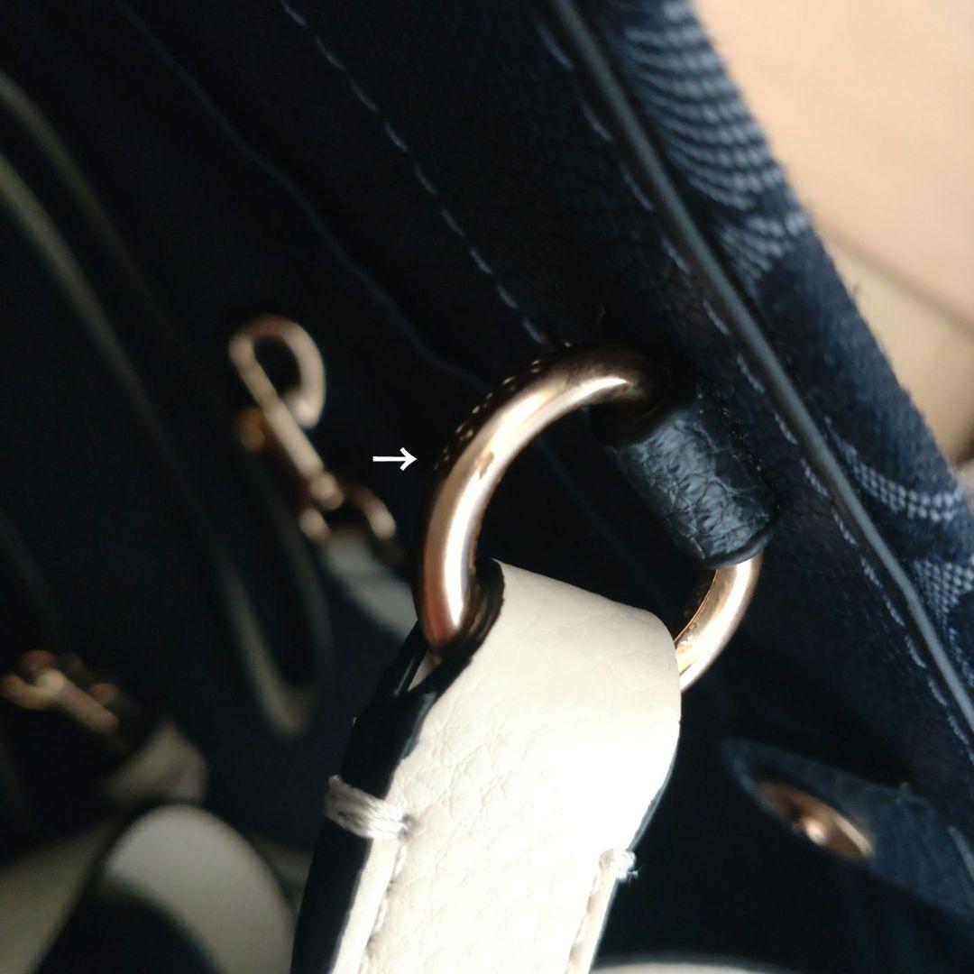 COACH ショルダーバッグ　デンプシー デニム シグネチャー　コーチ保存袋付き