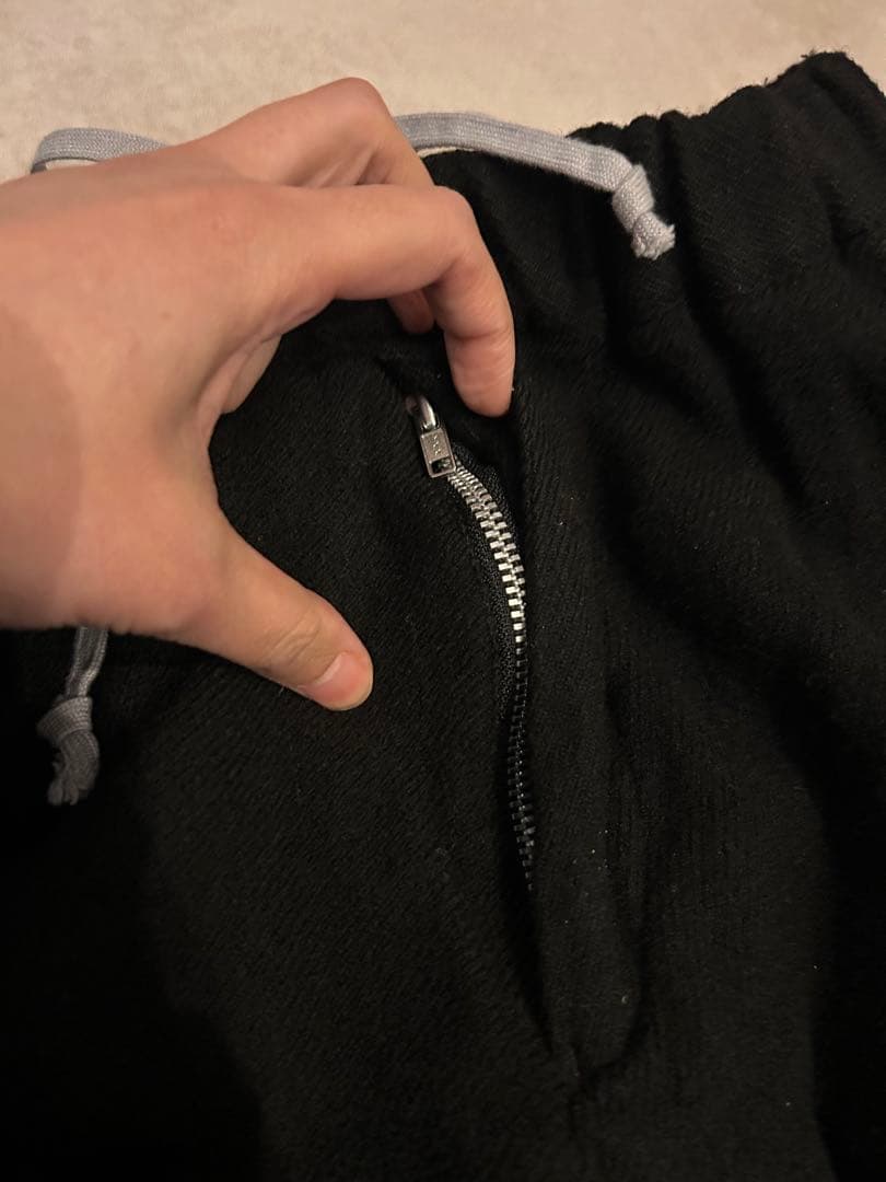 コムデギャルソン ブラック ウール サルエルパンツ XS 黒