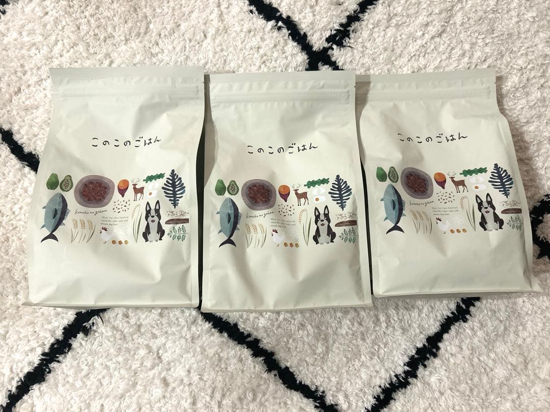 このこのごはん　1kg✖️3袋