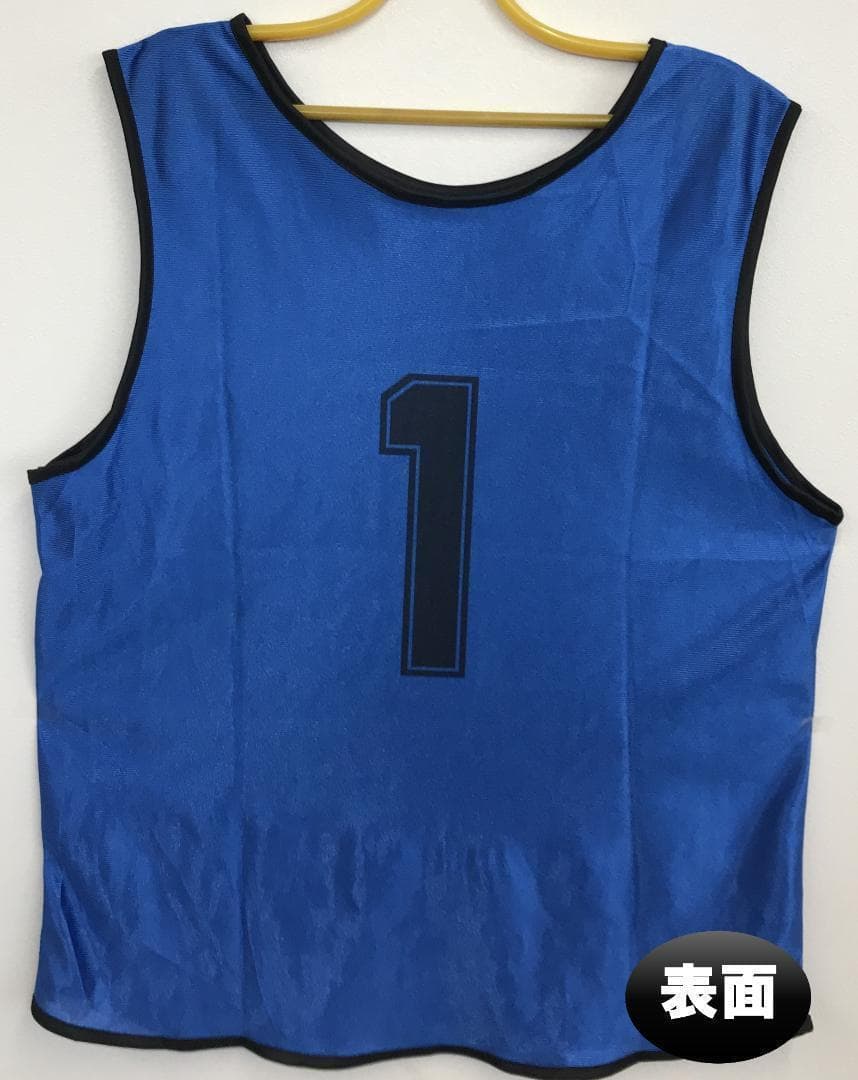 【新品】ビブス２０枚セット大人サイズ　背番号１～２０　ブルー