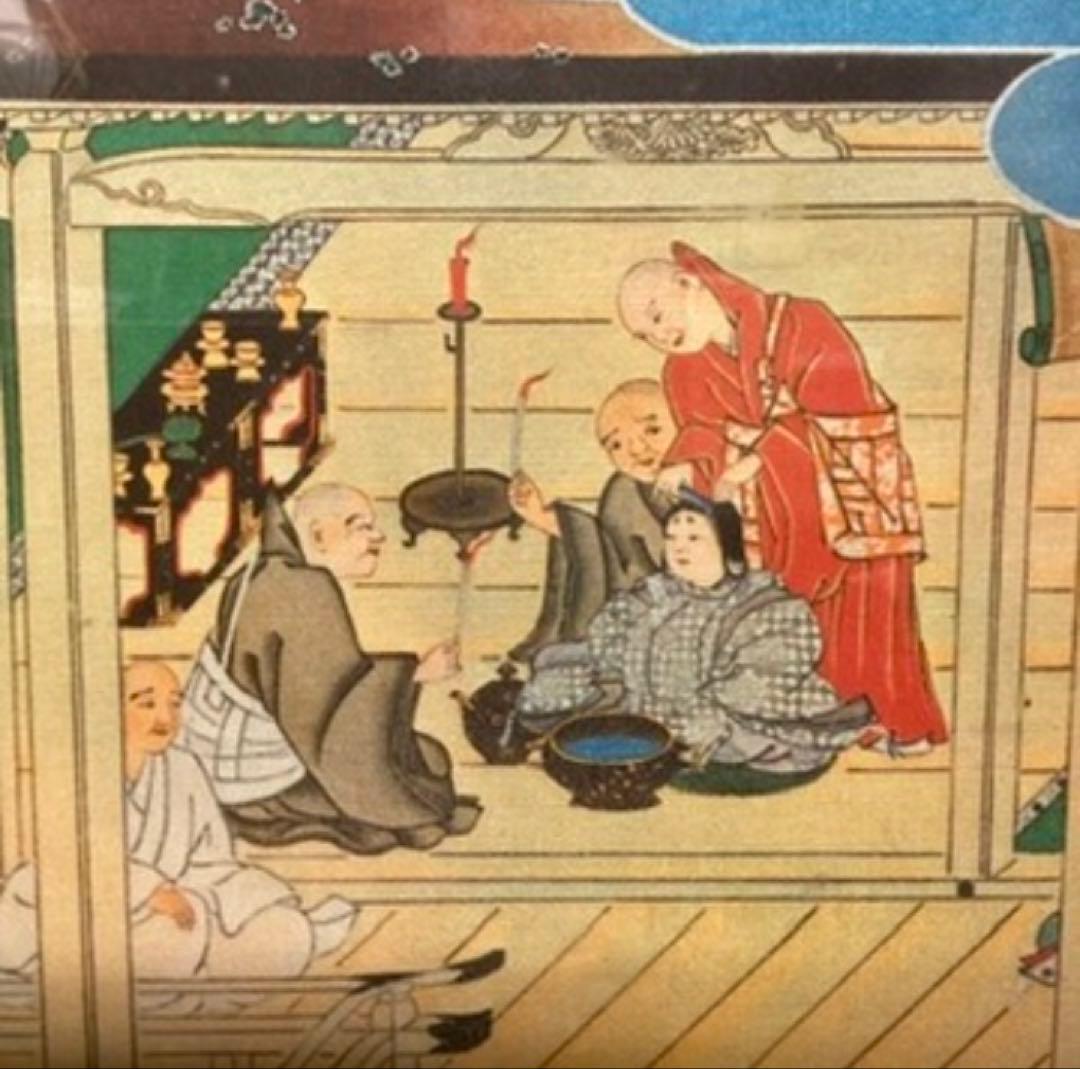 和風インテリア額絵 壁掛け アートフレーム美術品飾りに（P22）